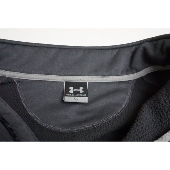 Penn State Nittany Lions Under Armour Gray Quarter Zip Pullover Sz M - Picture 4 of 5